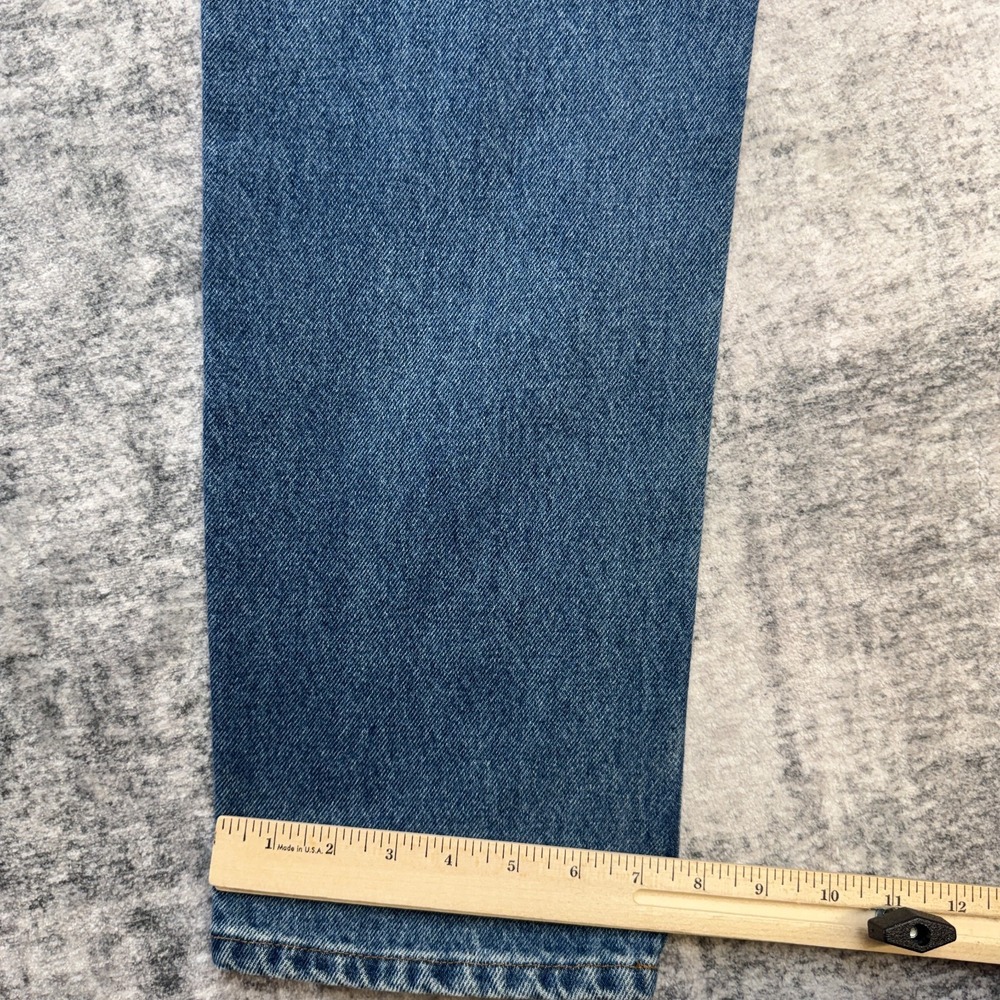 LL Bean Double L Jeans Mens 33x29 Blue Classic Fit Straight Leg Cotton Heritage - Picture 9 of 10